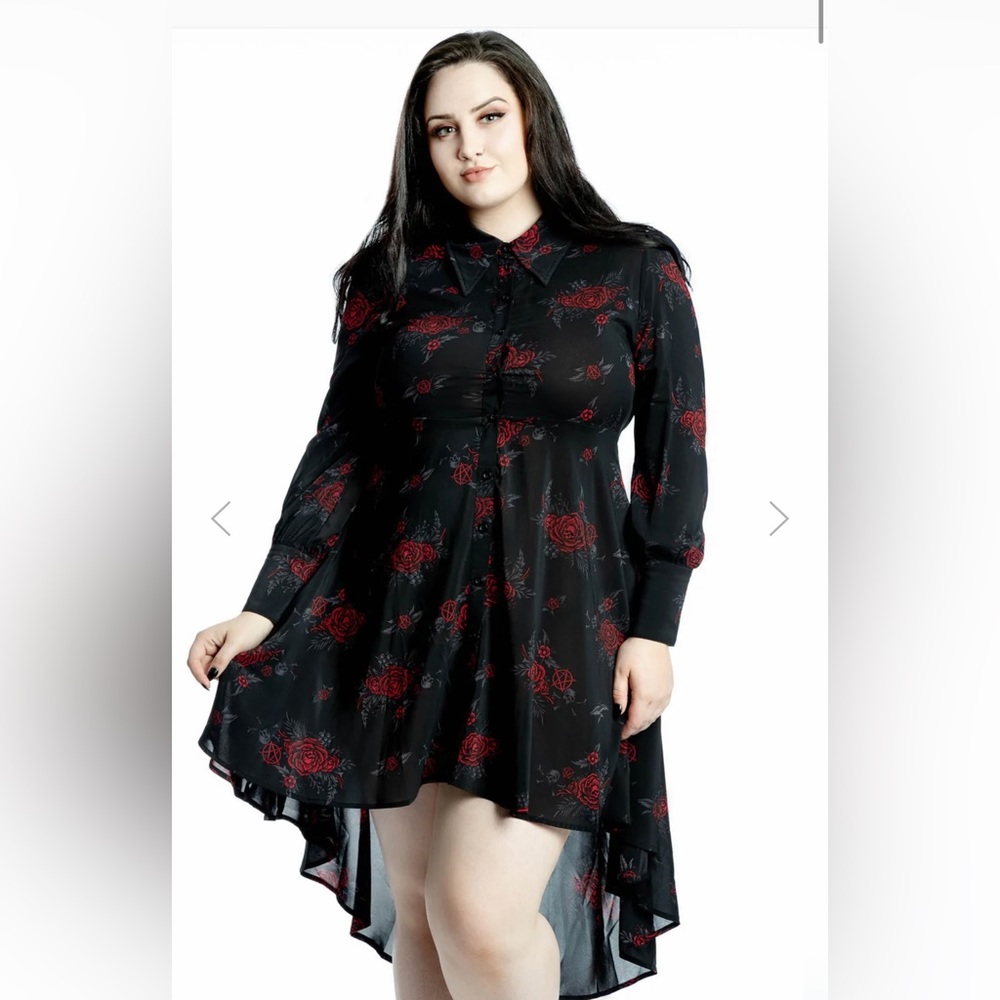 Killstar Pandora Shirt Dress Size 3XL